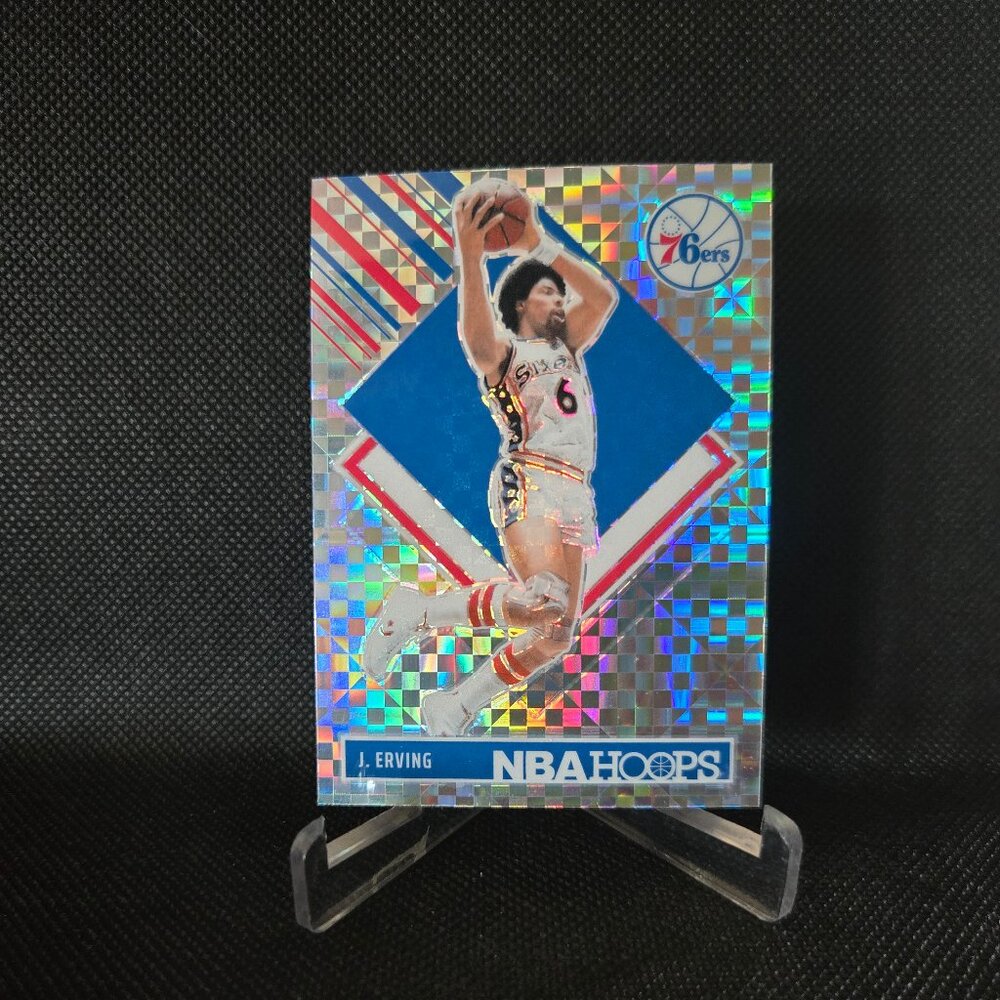 Julias Erving 2024-25 NBA Hoops ' Mojo ' Parallel #300